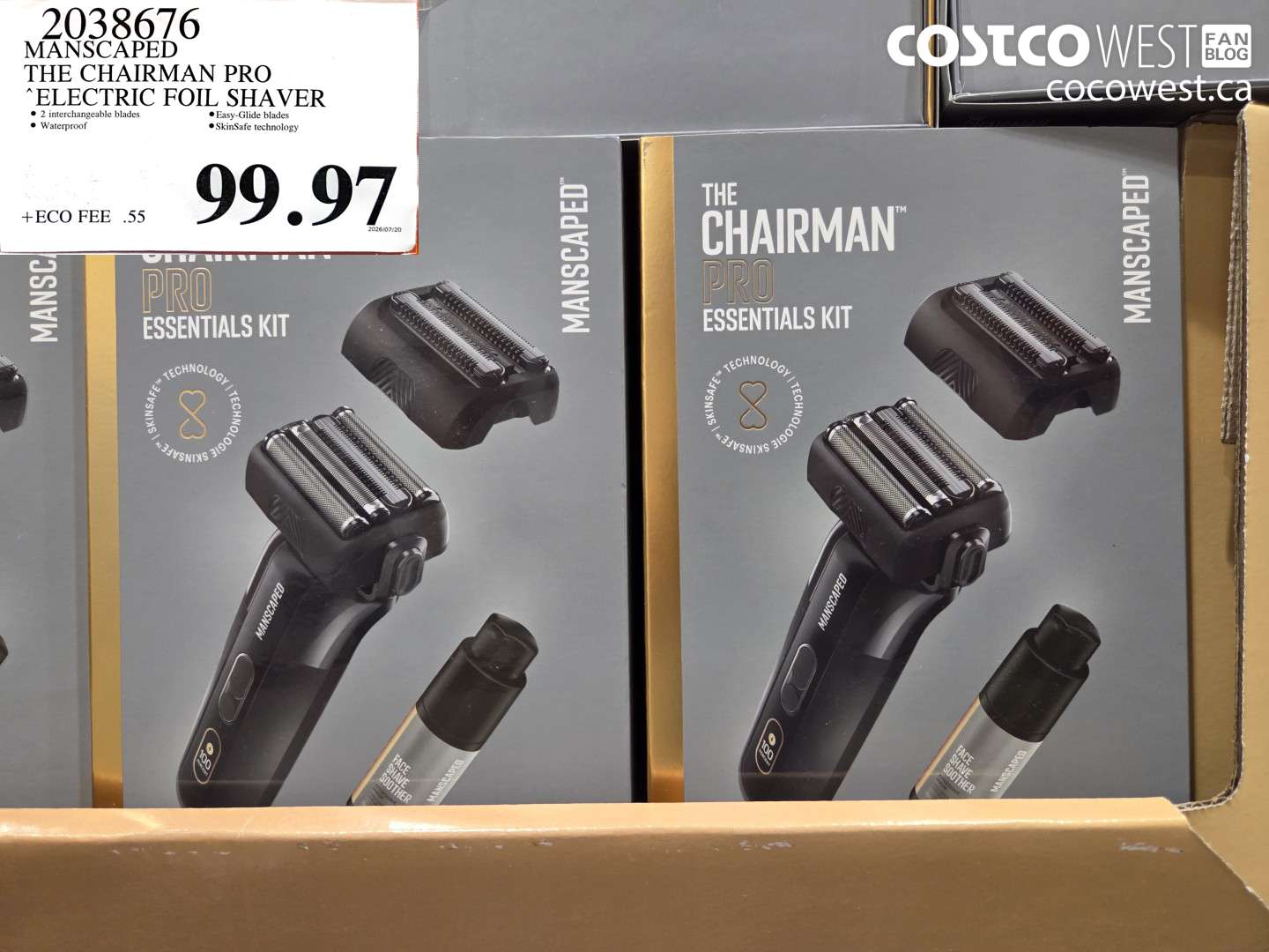 2038676 MANSCAPED THE CHAIRMAN PRO ELECTRIC FOIL SHAVER $99.97