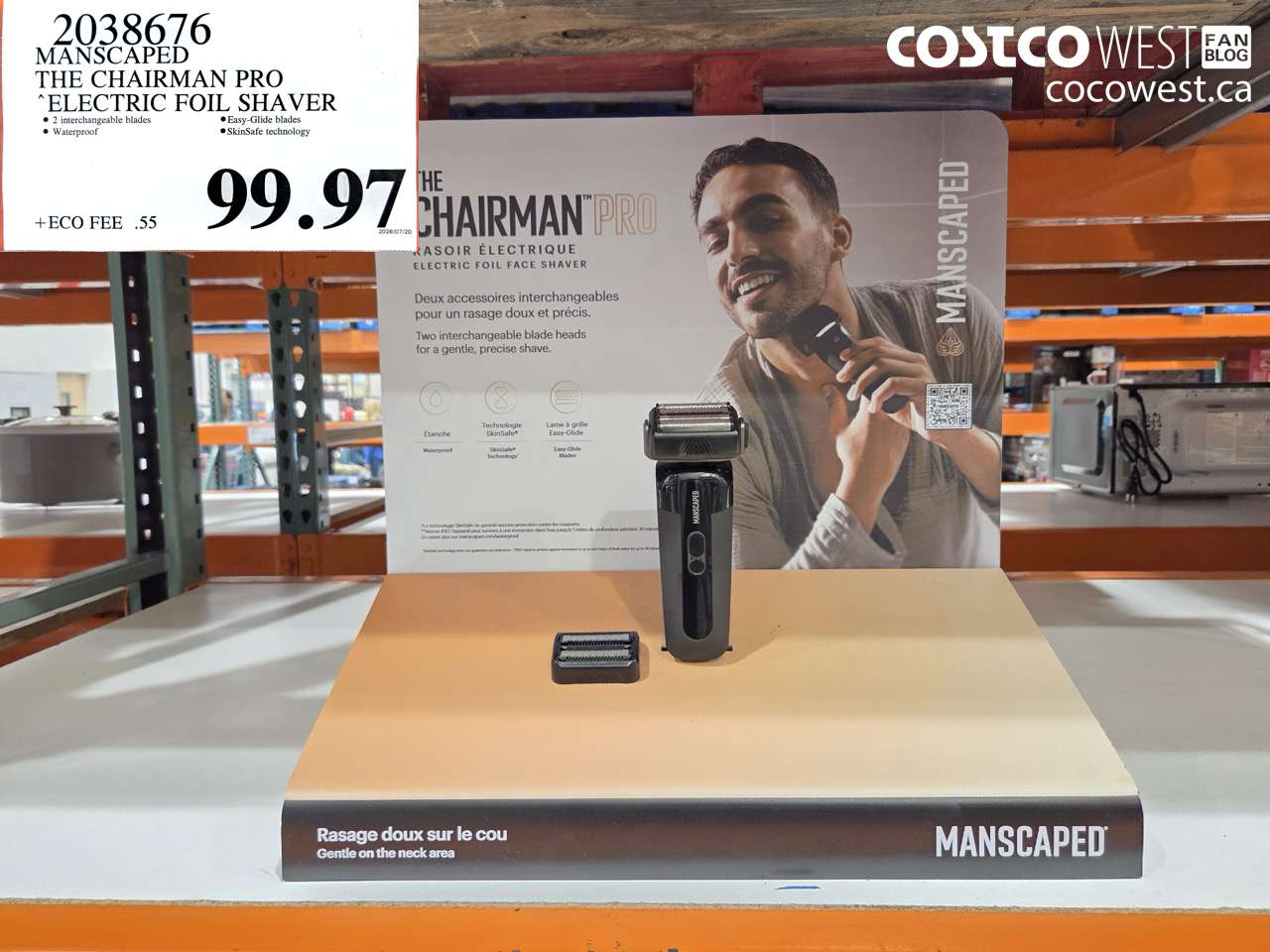 2038676 MANSCAPED THE CHAIRMAN PRO ELECTRIC FOIL SHAVER $99.97