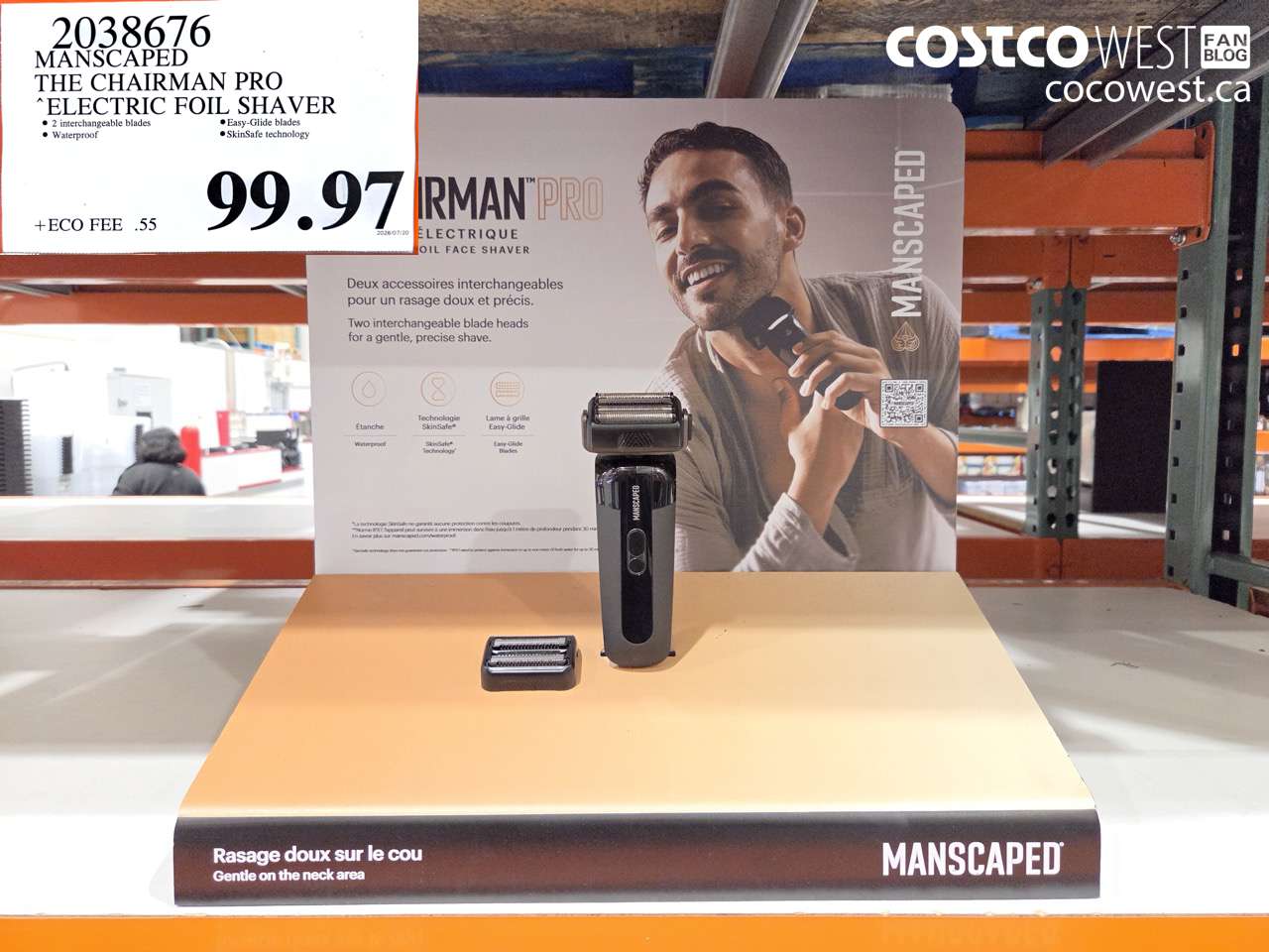 2038676 MANSCAPED THE CHAIRMAN PRO ELECTRIC FOIL SHAVER $99.97