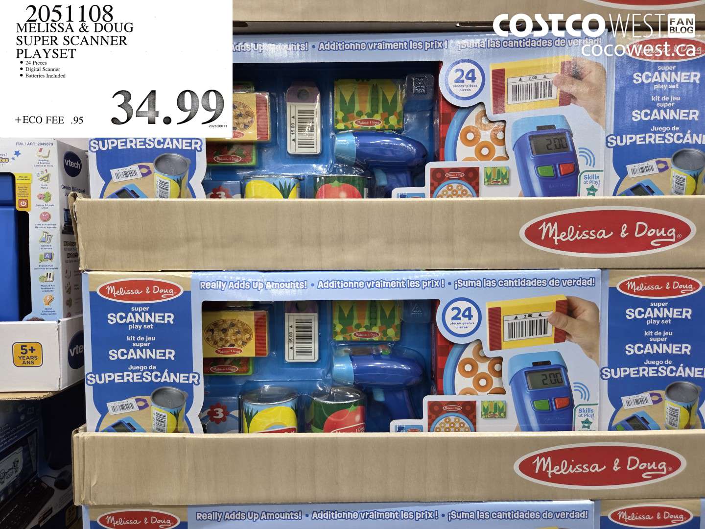 2051108 MELISSA & DOUG SUPER SCANNER PLAYSET $34.99