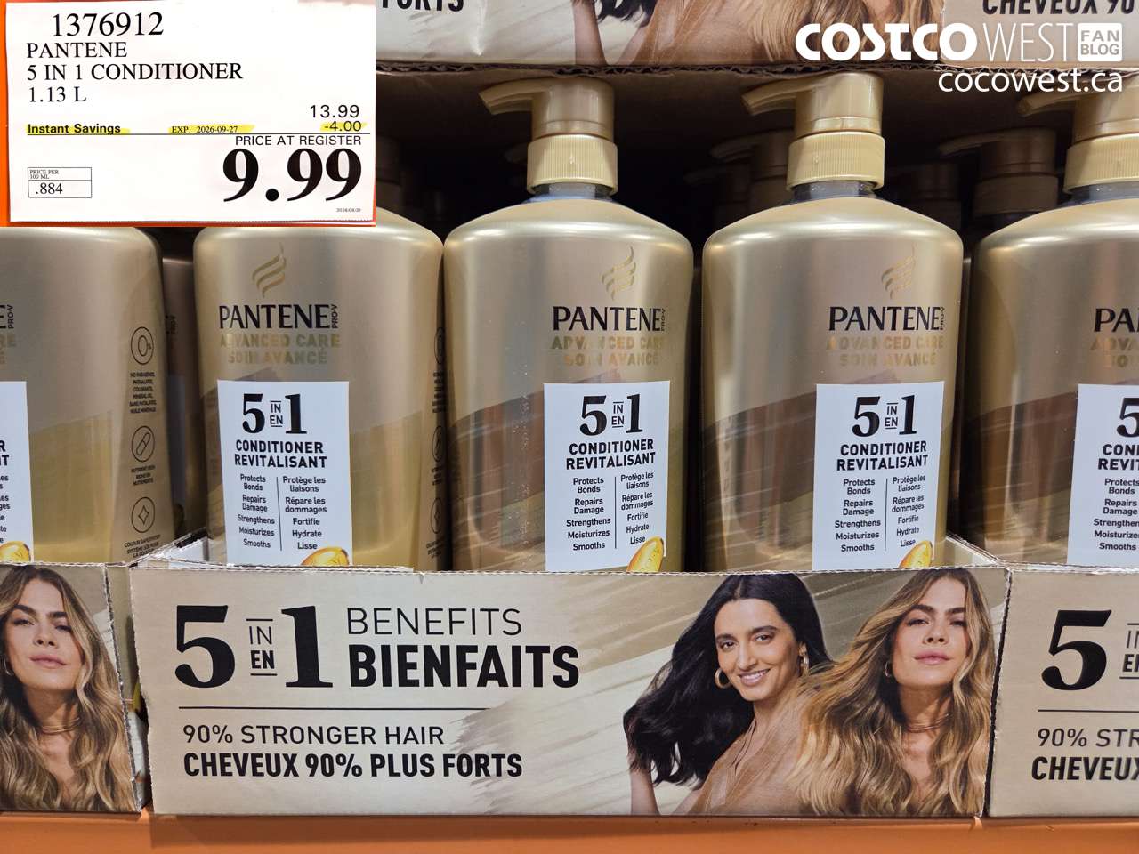 1376912 PANTENE 5 IN 1 CONDITIONER 1.13 L ($4.00 INSTANT SAVINGS EXPIRES ON 2026-09-27) $9.99
