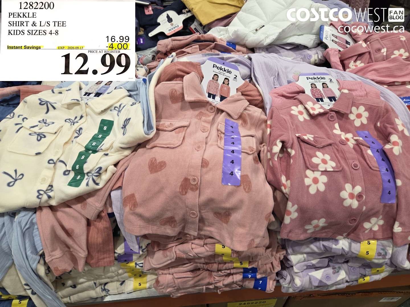 1282200 PEKKLE SHIRT & L/S TEE KIDS SIZES 4-8 ($4.00 INSTANT SAVINGS EXPIRES ON 2026-09-13) $12.99