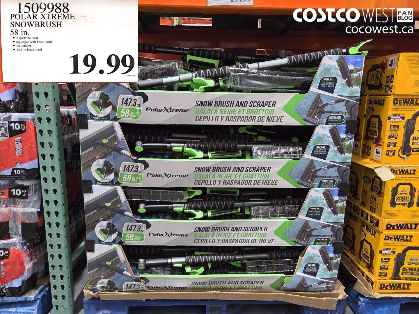 1509988 POLAR XTREME SNOWBRUSH 58 IN. $19.99
