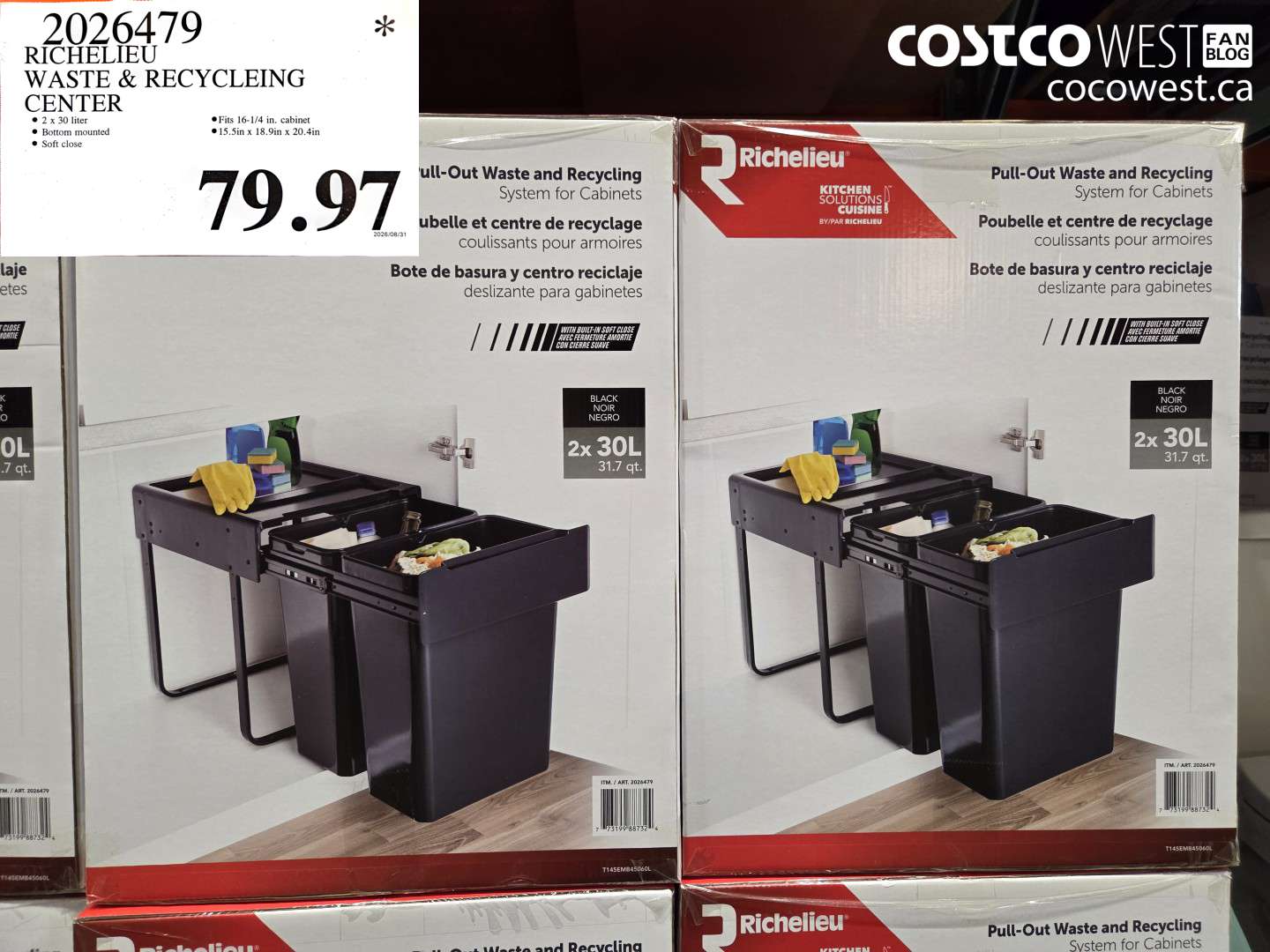 2026479 RICHELIEU WASTE & RECYCLING CENTER $79.97