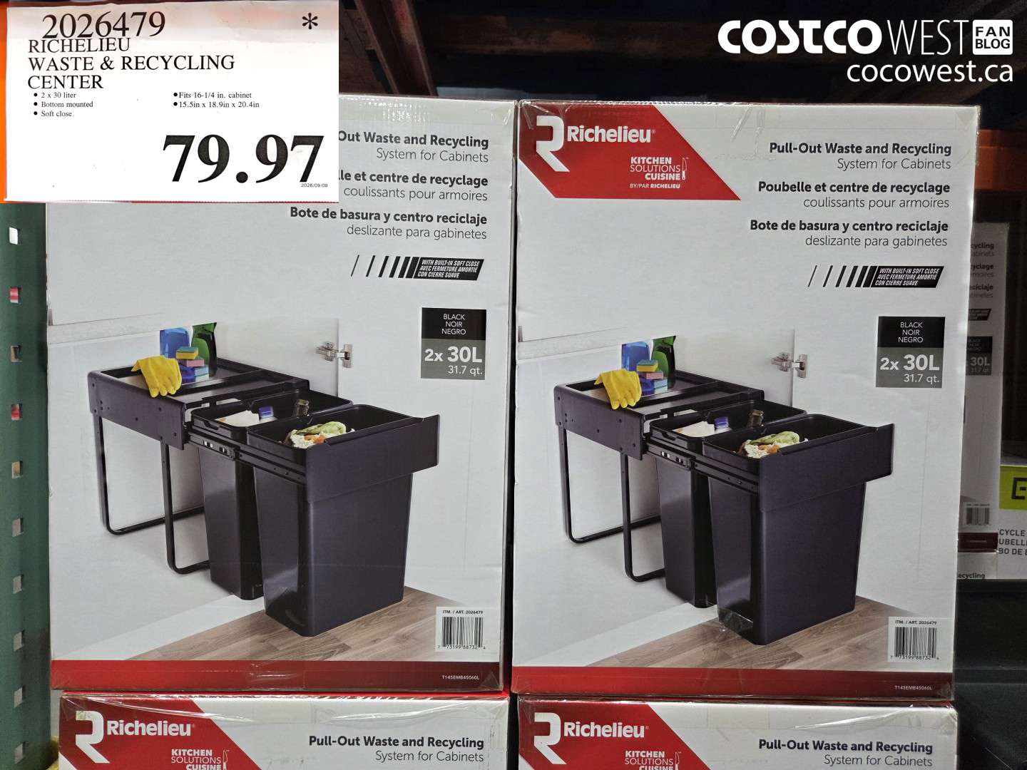 2026479 RICHELIEU WASTE & RECYCLING CENTER $79.97