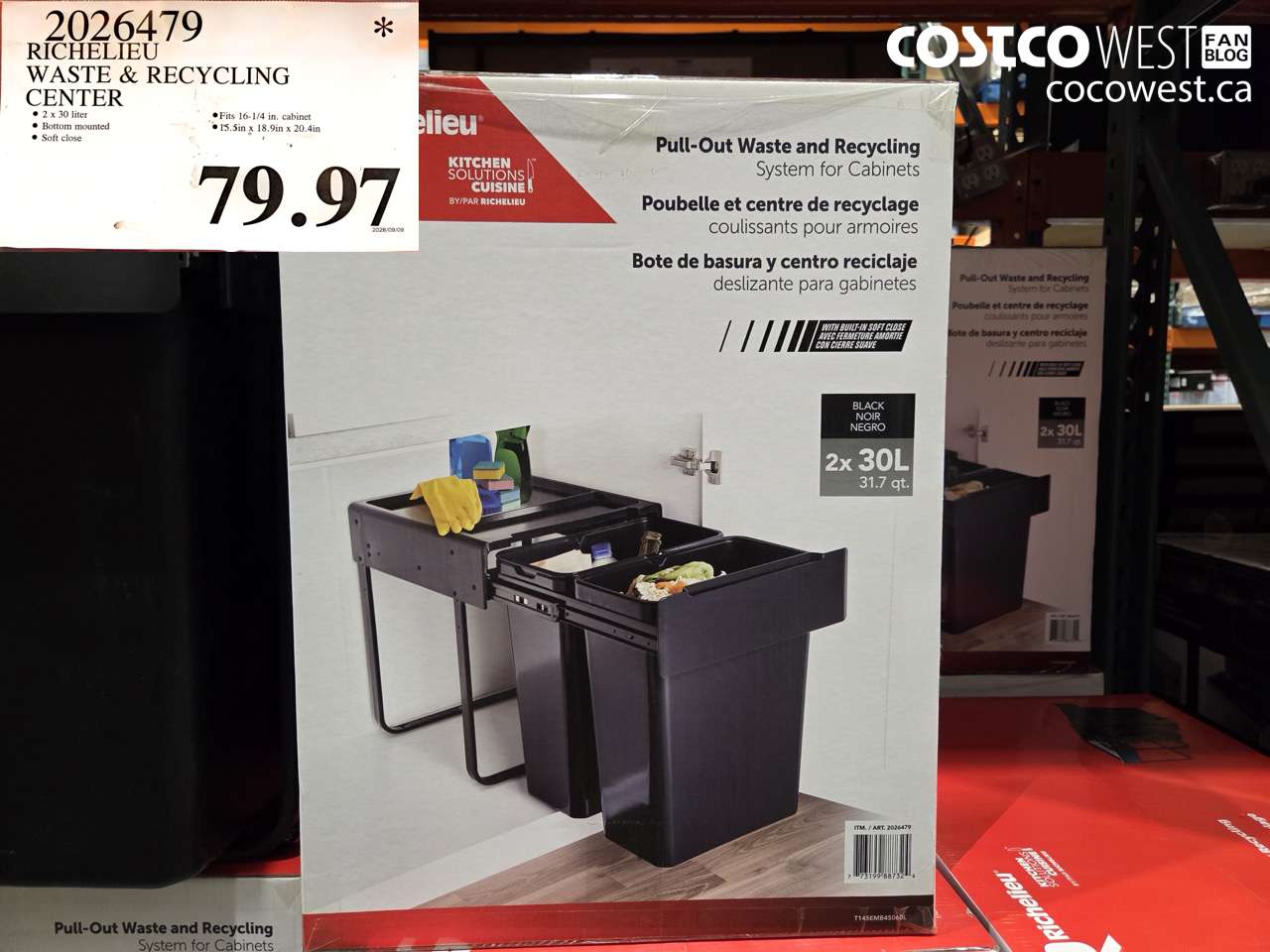 2026479 RICHELIEU WASTE & RECYCLING CENTER $79.97