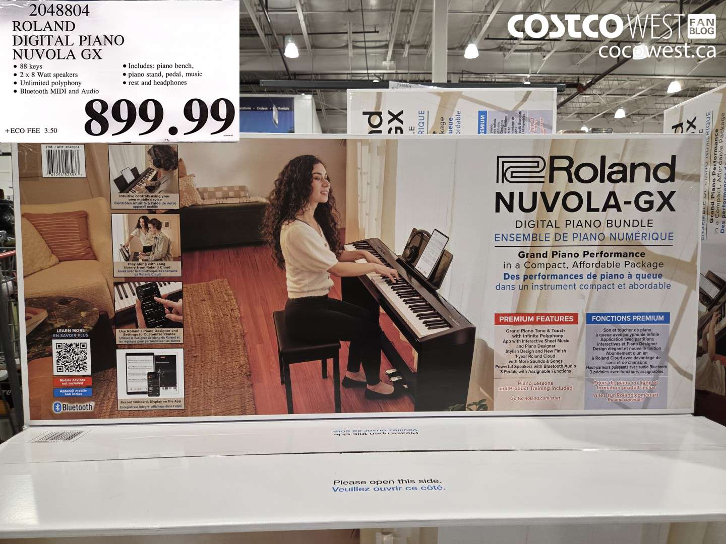 2048804 ROLAND DIGITAL PIANO NUVOLA GX $899.99