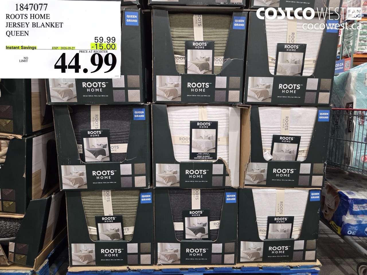 1847077 ROOTS HOME JERSEY BLANKET QUEEN ($15.00 INSTANT SAVINGS EXPIRES ON 2026-09-27) $44.99