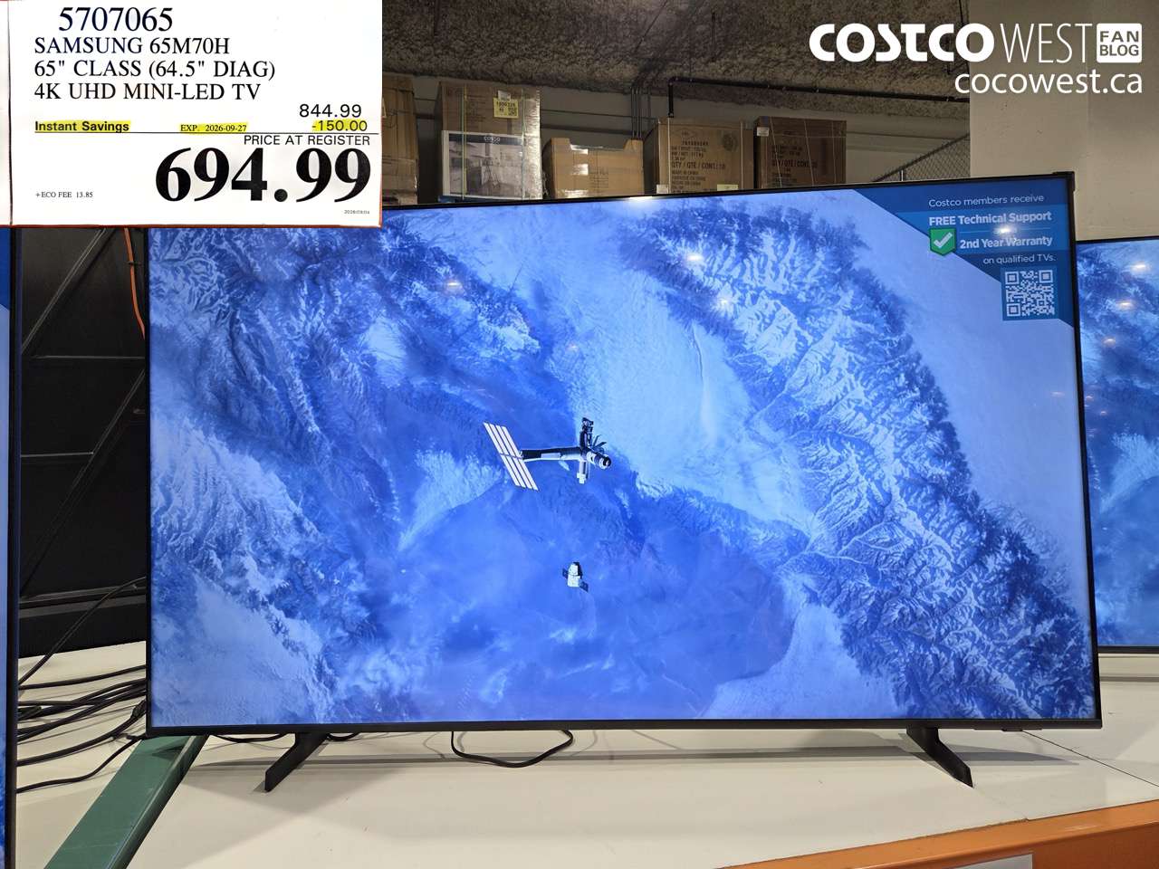 5707065 SAMSUNG 65M70H 65