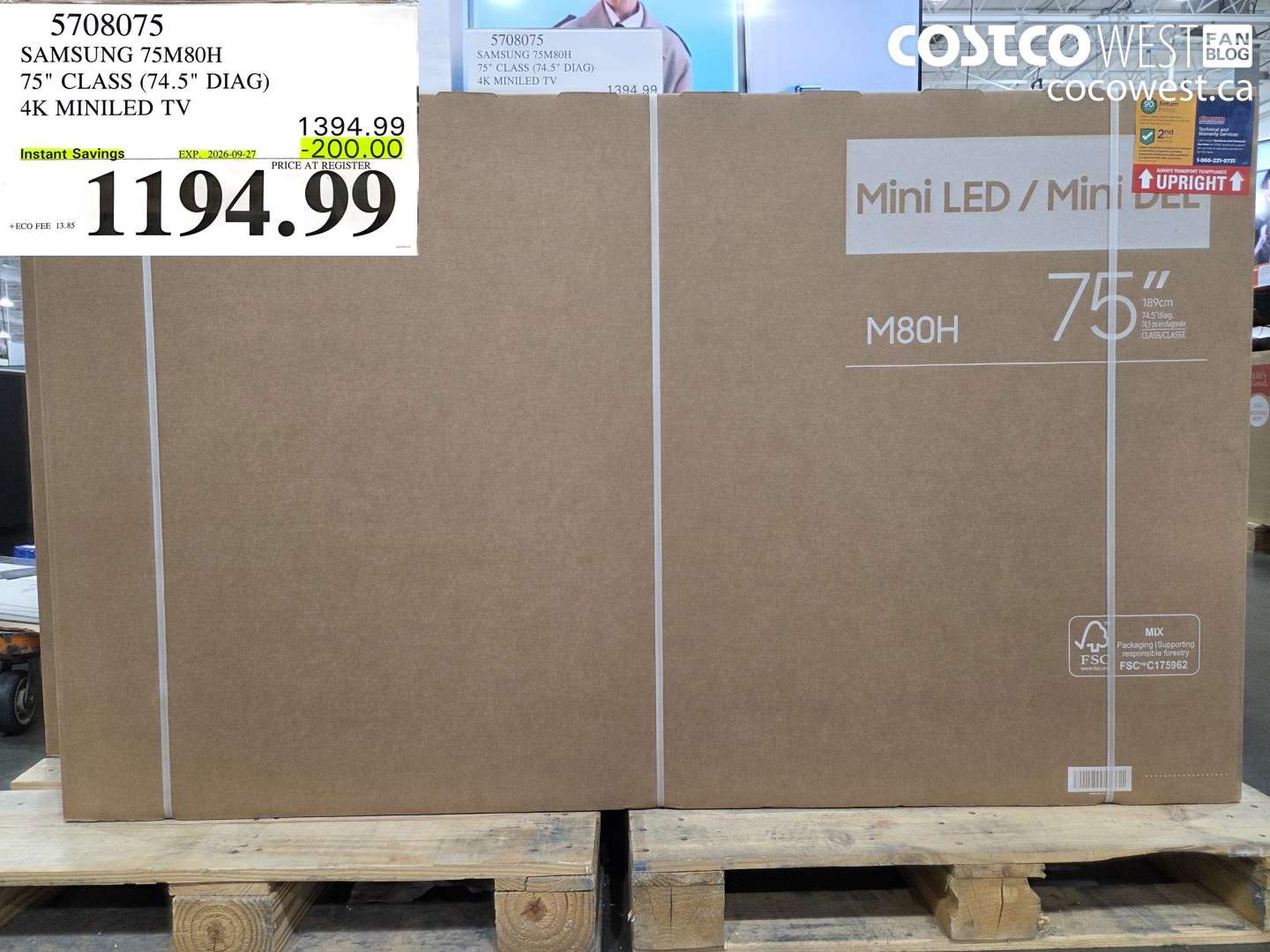 5708075 SAMSUNG 75M80H 75