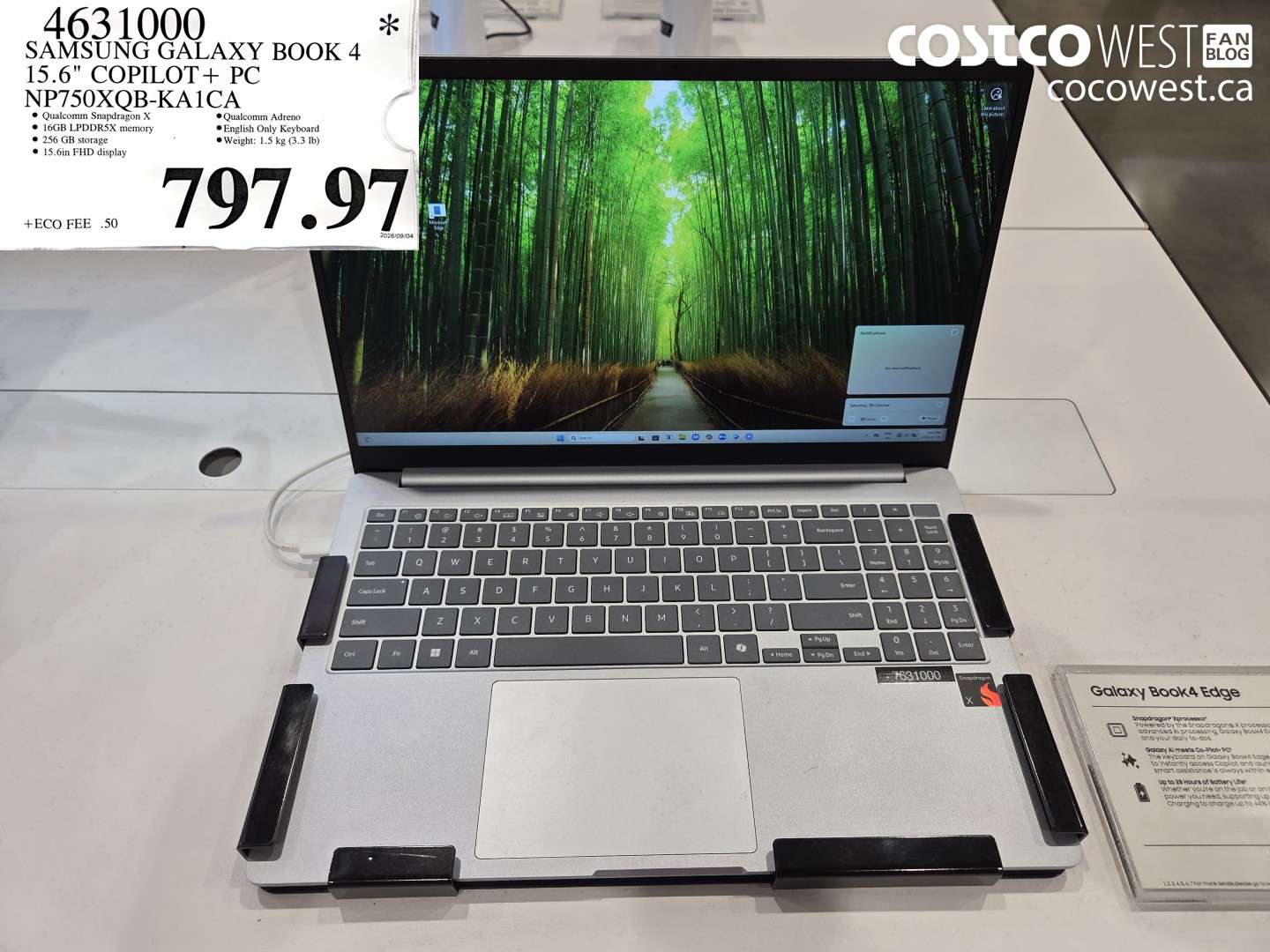 4631000 SAMSUNG GALAXY BOOK 4 15.6