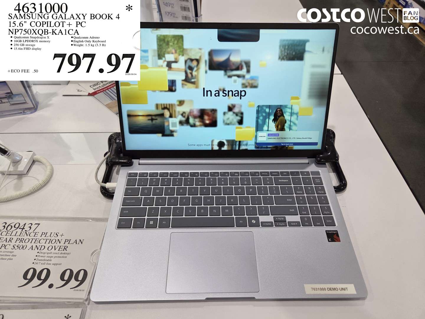 4631000 SAMSUNG GALAXY BOOK 4 15.6