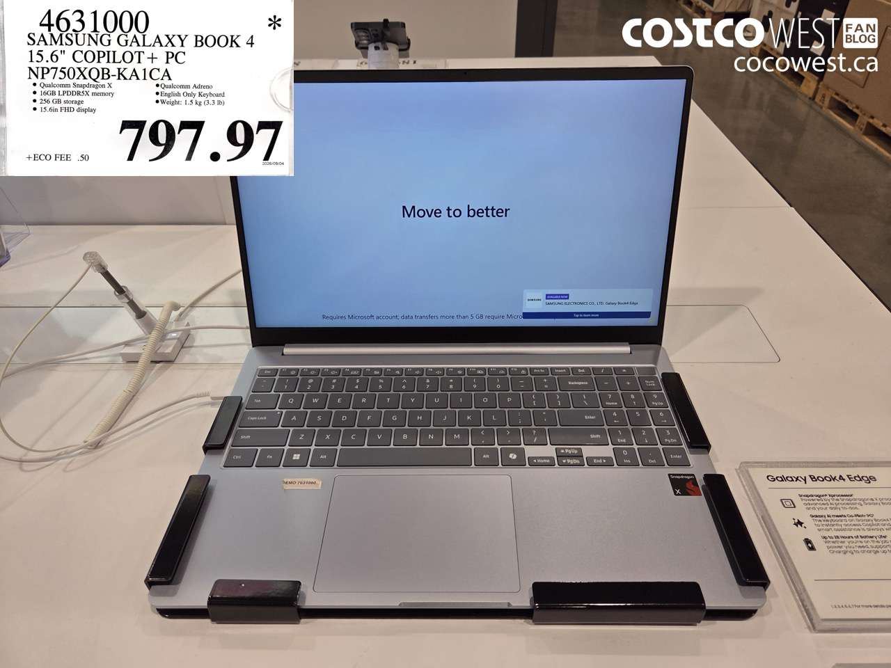 4631000 SAMSUNG GALAXY BOOK 4 15.6