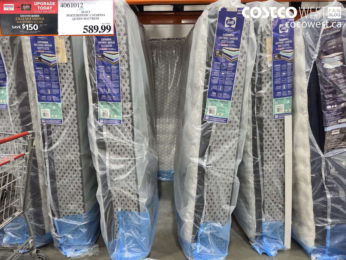 4061012 SEALY POSTUREPEDIC CATARINA QUEEN MATTRESS 150 OFF (EXPIRES ON 2026-09-27) $589.99