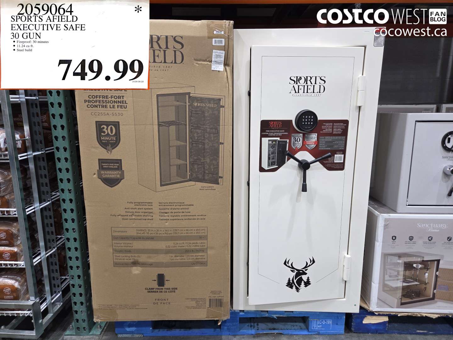 2059064 SPORTS AFIELD EXECUTIVE SAFE 30 GUN $749.99