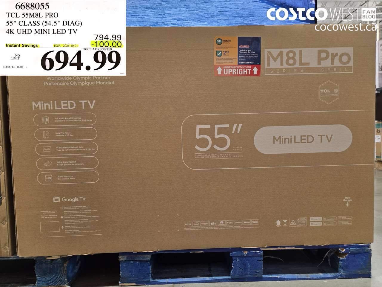 6688055 TCL 55M8L PRO 55