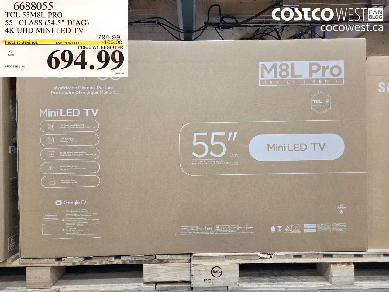 6688055 TCL 55M8L PRO 55