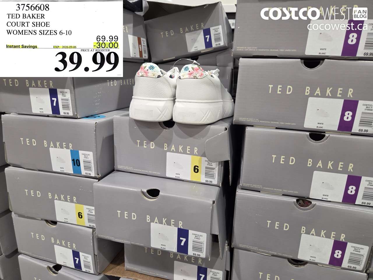 3756608 TED BAKER COURT SHOE WOMENS SIZES 6-10 ($30.00 INSTANT SAVINGS EXPIRES ON 2026-09-06) $39.99
