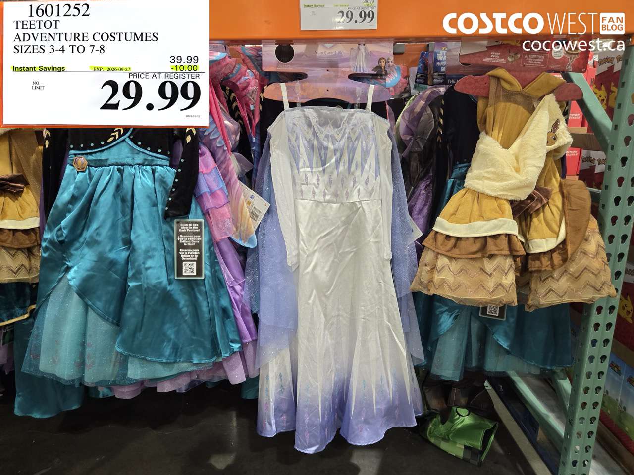 1601252 TEETOT ADVENTURE COSTUMES SIZES 3-4 TO 7-8 ($10.00 INSTANT SAVINGS EXPIRES ON 2026-09-27) $29.99