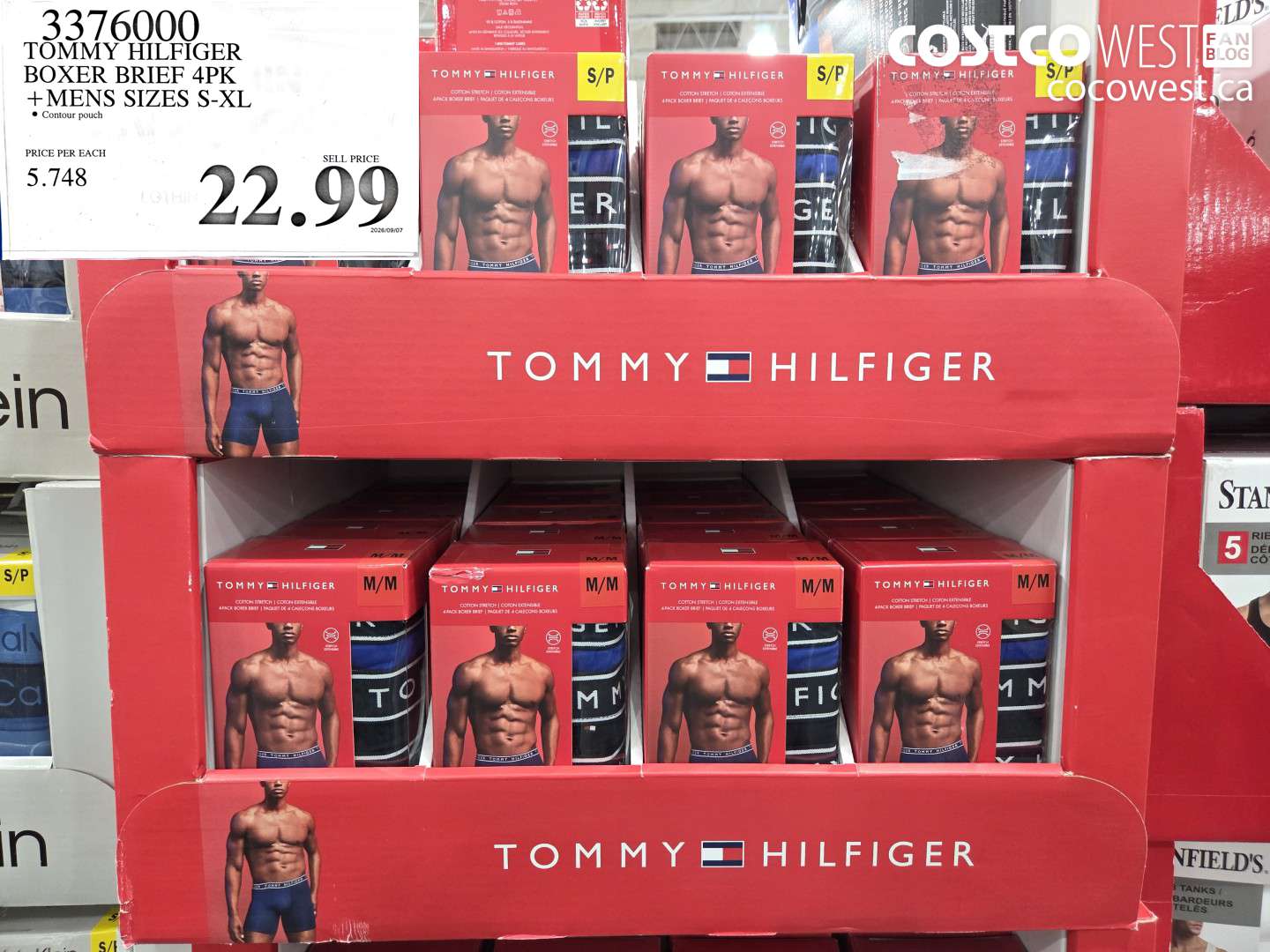3376000 TOMMY HILFIGER BOXER BRIEF 4PK MENS SIZES S-XL $22.99