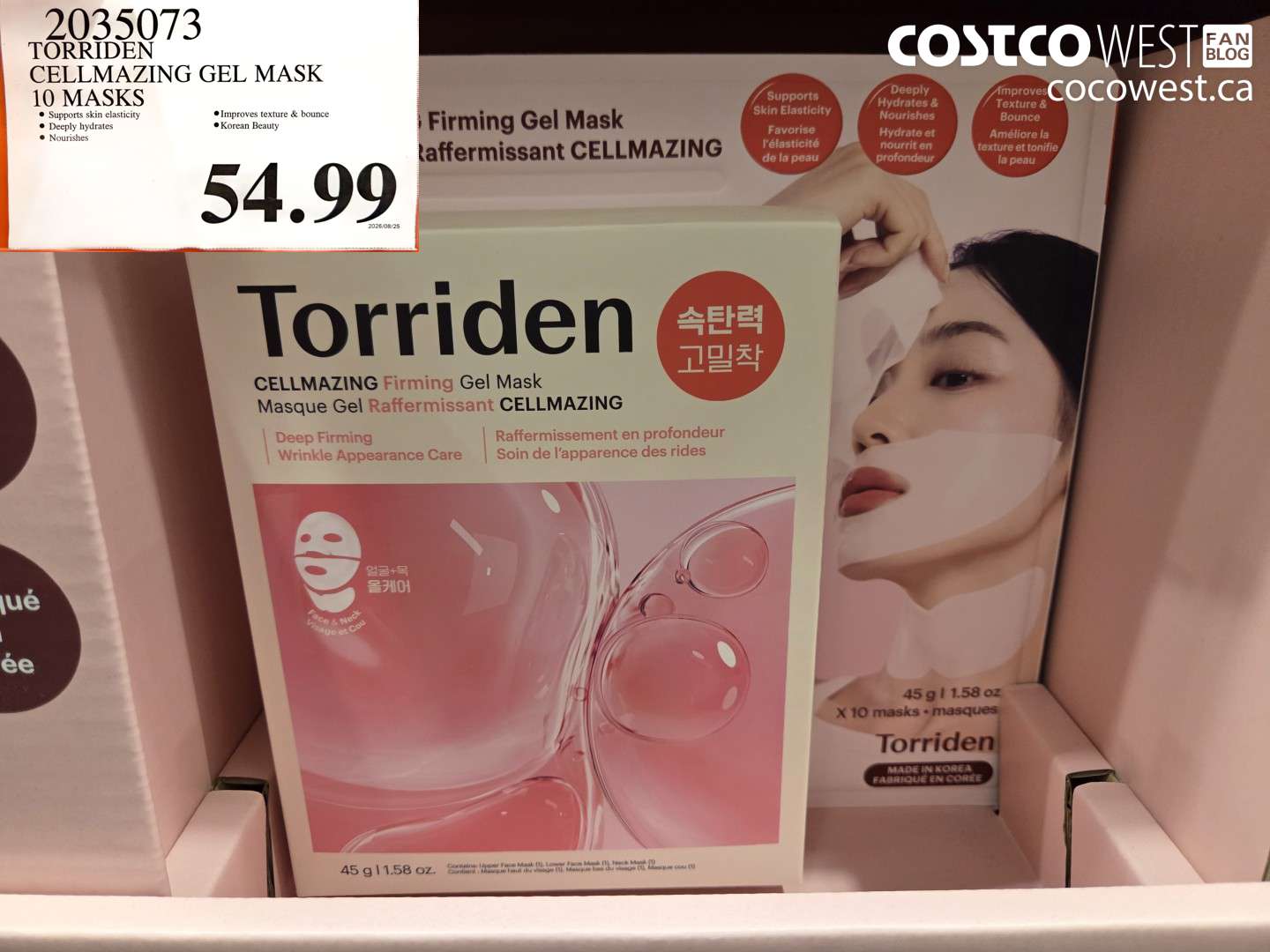 2035073 TORRIDEN CELLMANZING GEL MASK 10 MASKS $54.99