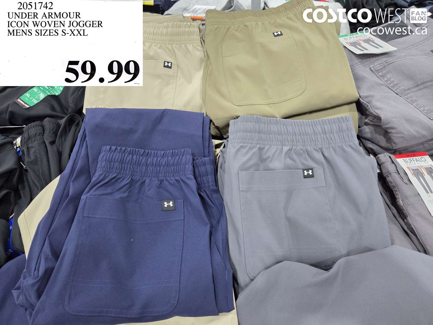 2051742 UNDER ARMOUR ICON WOVEN JOGGER MENS SIZES S-XXL $59.99