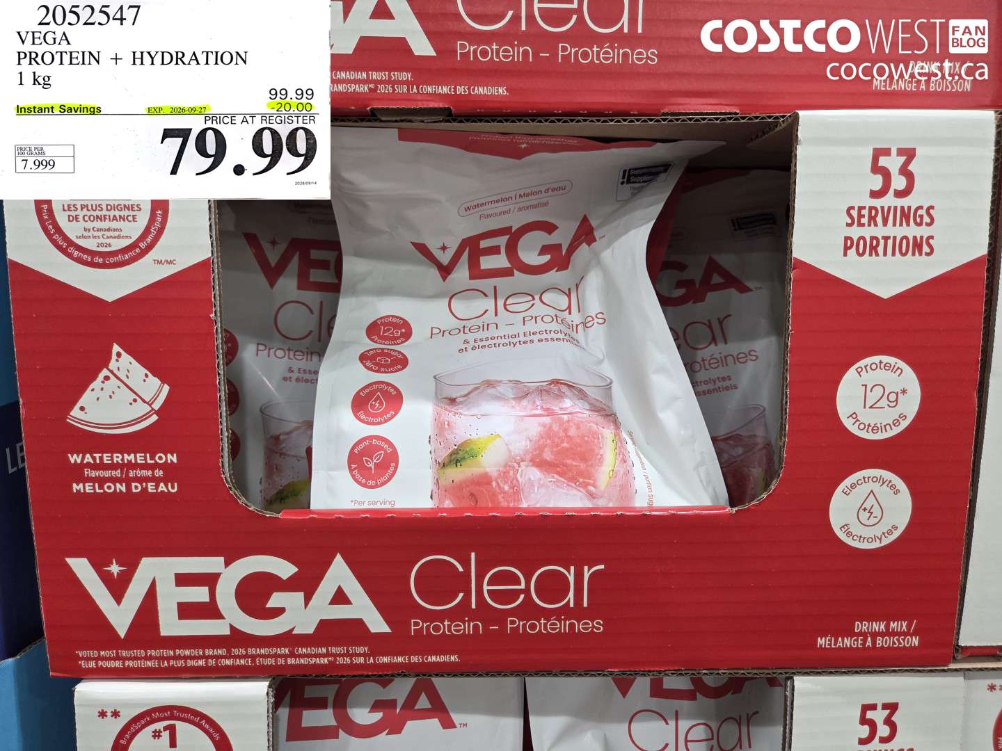 VEGA PROTEIN + HYDRATION 1 KG