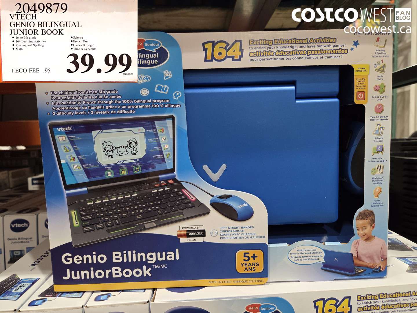 2049879 VTECH GENIO BILINGUAL JUNIOR BOOK $39.99