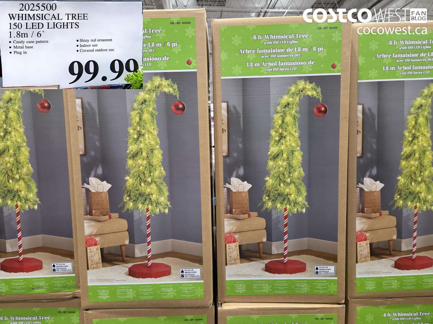 2025500 WHIMSICAL TREE 150 LED LIGHTS 1.8M / 6' $99.99