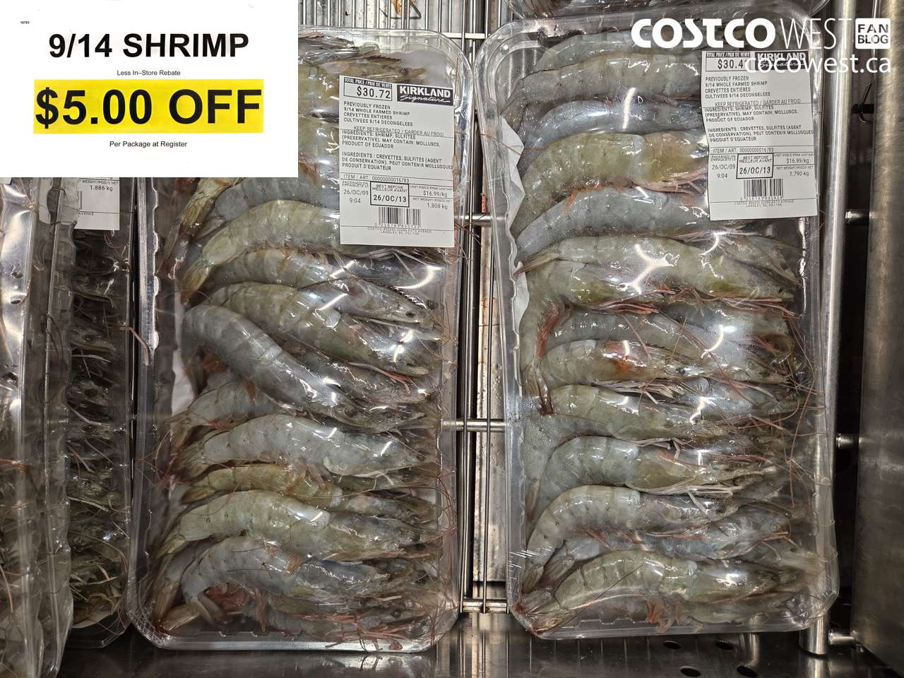 16783 9/14 SHRIMP ($5.00 INSTANT SAVINGS)