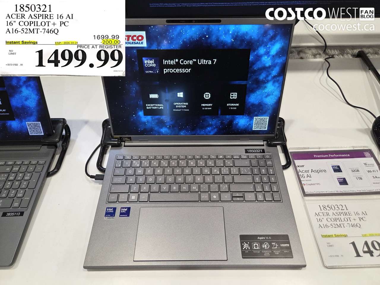 1850321 ACER ASPIRE 16 AI 16