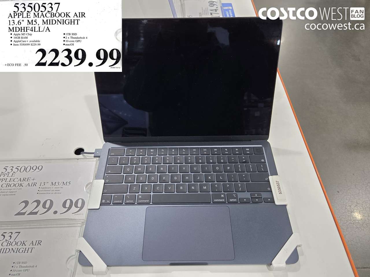5350537 APPLE MACBOOK AIR 13.6