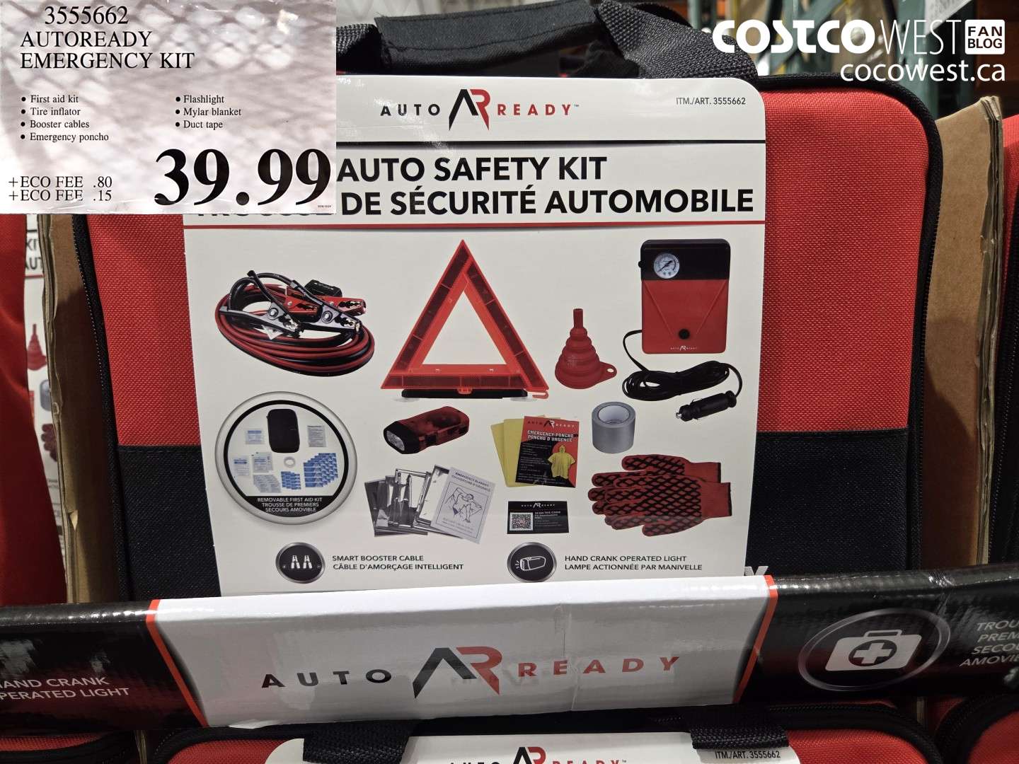 3555662 AUTOREADY EMERGENCY KIT $39.99