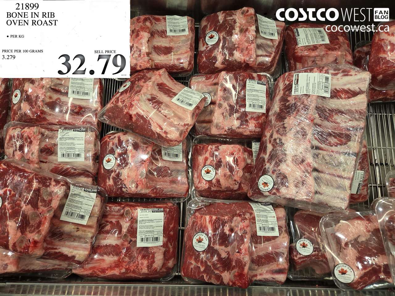 21899 BONE IN RIB OVEN ROAST $32.79