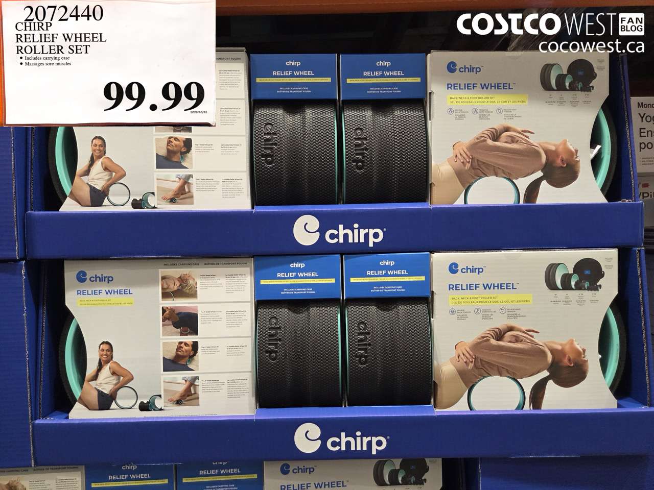 2072440 CHIRP RELIEF WHEEL ROLLER SET $99.99