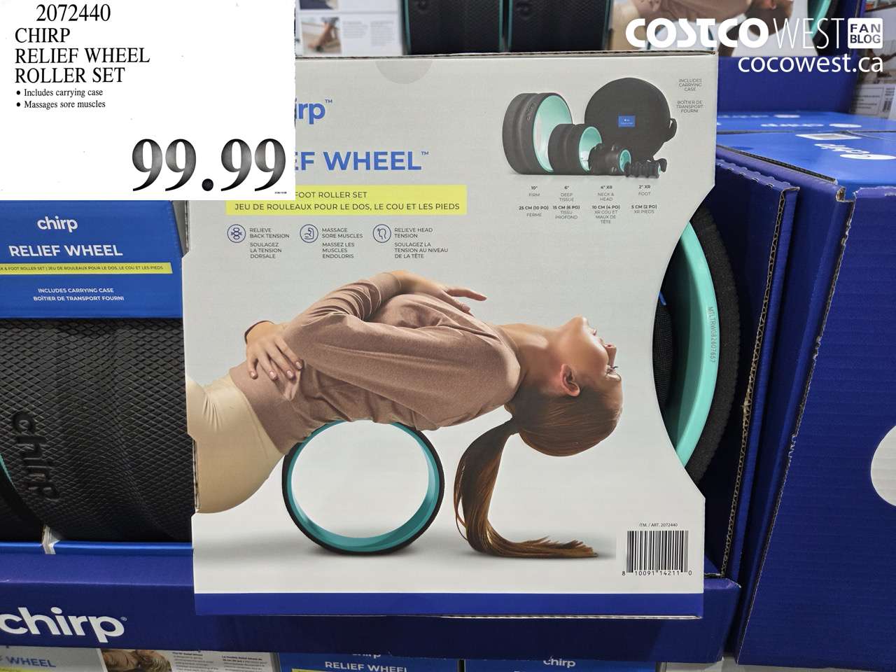 2072440 CHIRP RELIEF WHEEL ROLLER SET $99.99