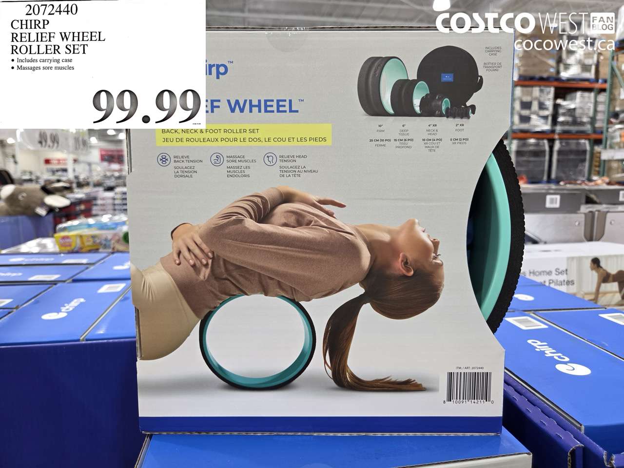 2072440 CHIRP RELIEF WHEEL ROLLER SET $99.99