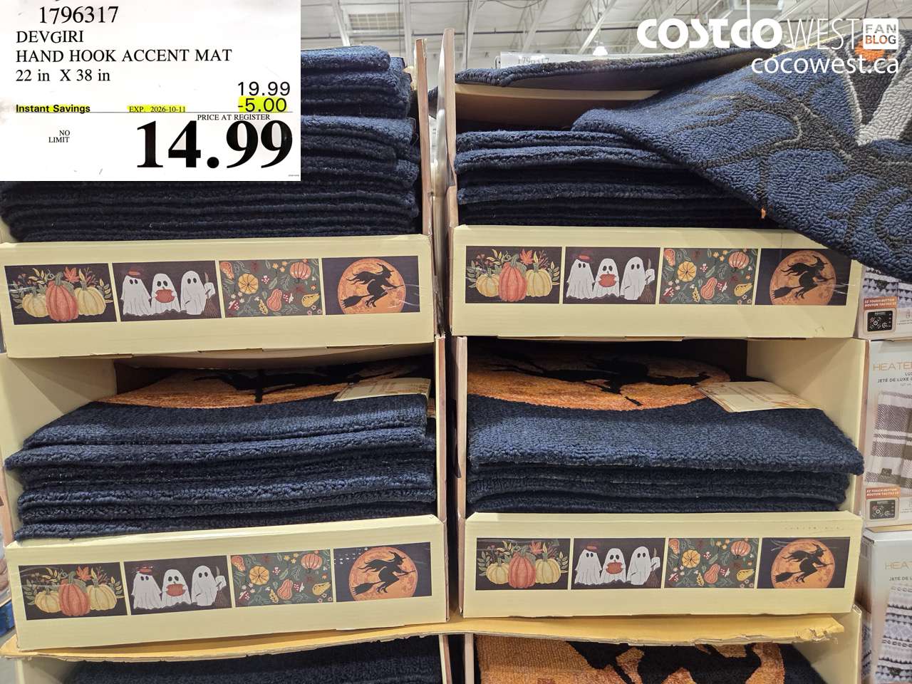 1796317 DEVGIRI HAND HOOK ACCENT MAT 22 IN X 38 IN ($5.00 INSTANT SAVINGS EXPIRES ON 2026-10-11) $14.99