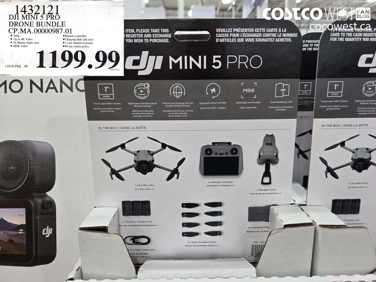 1432121 DJI MINI 5 PRO DRONE BUNDLE $1199.99