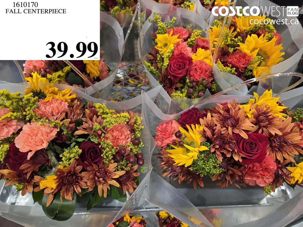 1610170 FALL CENTERPIECE $39.99