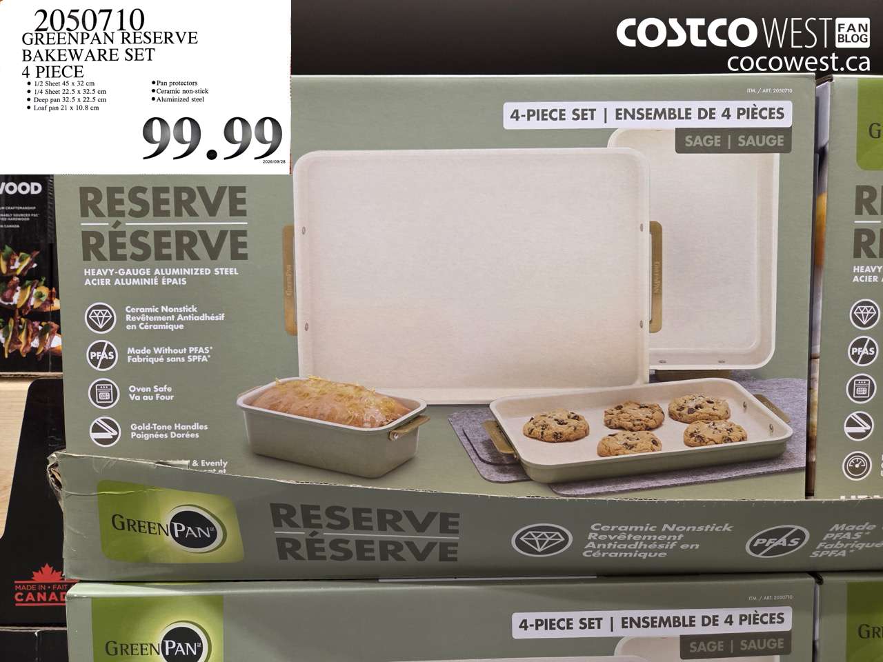 2050710 GREENPAN RESERVE BAKEWARE SET 4 PIECE $99.99