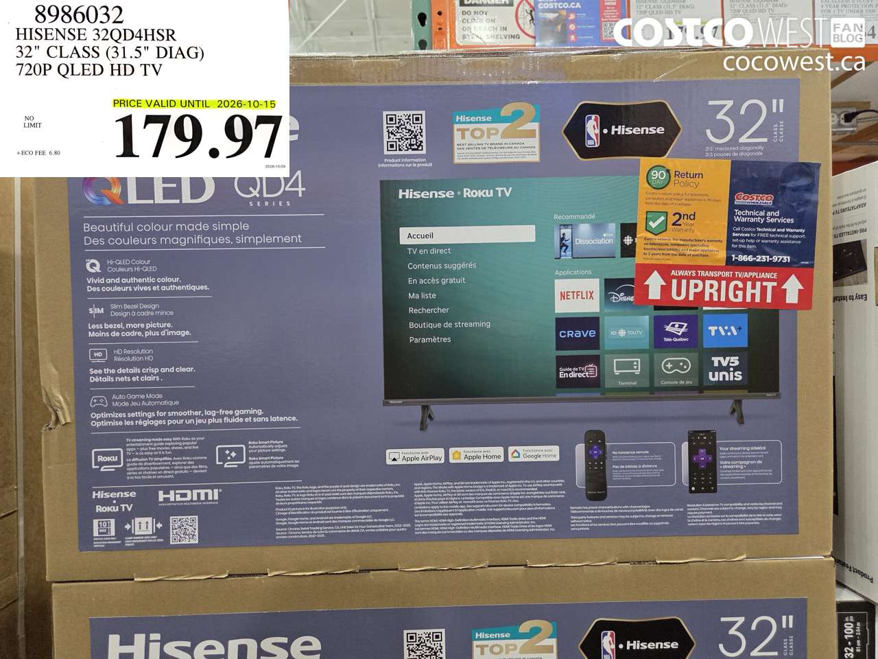 8986032 HISENSE 32QD4HSR 32