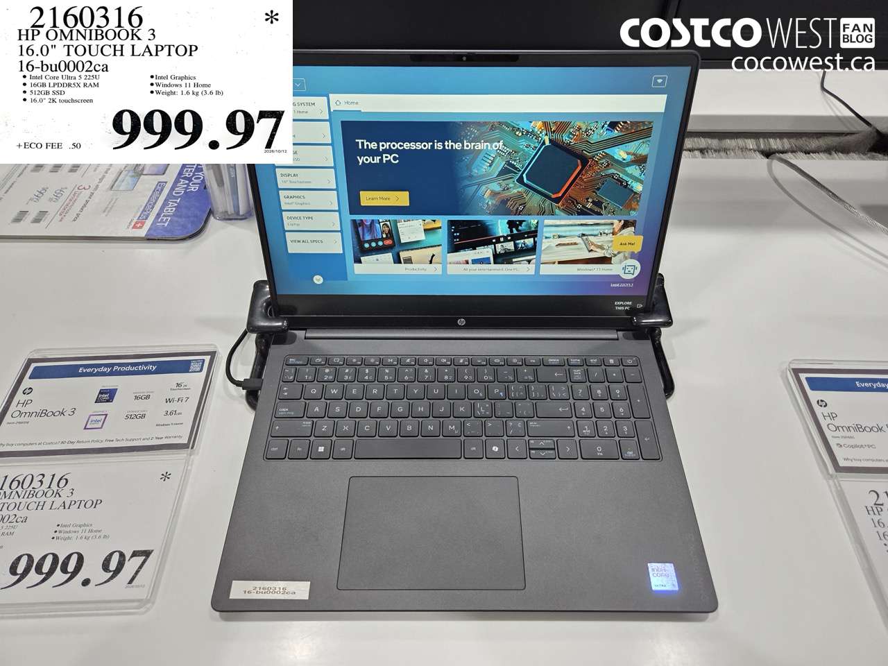 2160316 HP OMNIBOOK 3 16.0