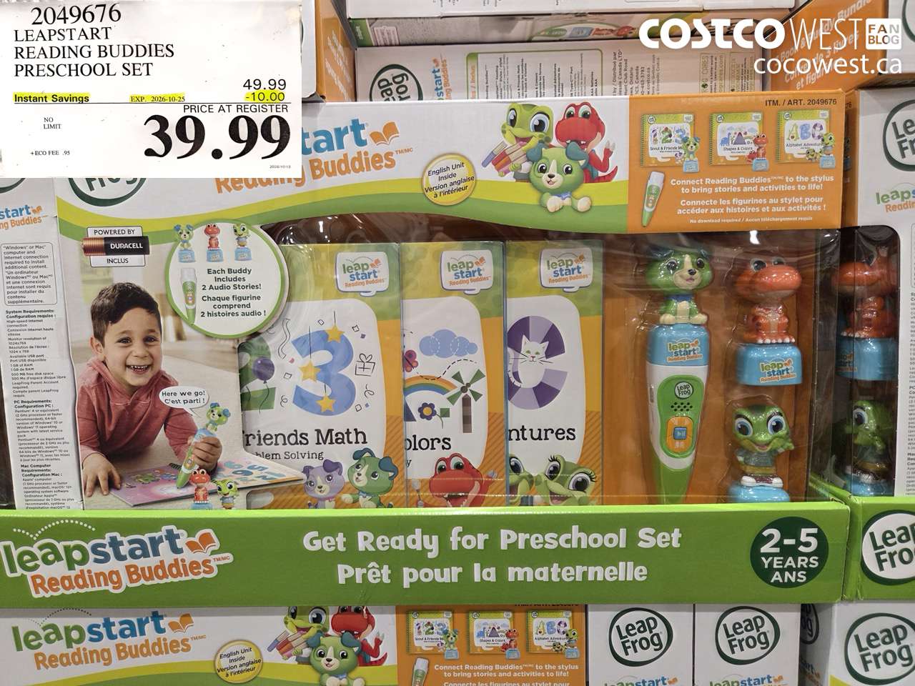 2049676 LEAPSTART READING BUDDIES PRESCHOOL SET ($10.00 INSTANT SAVINGS EXPIRES ON 2026-10-25) $39.99