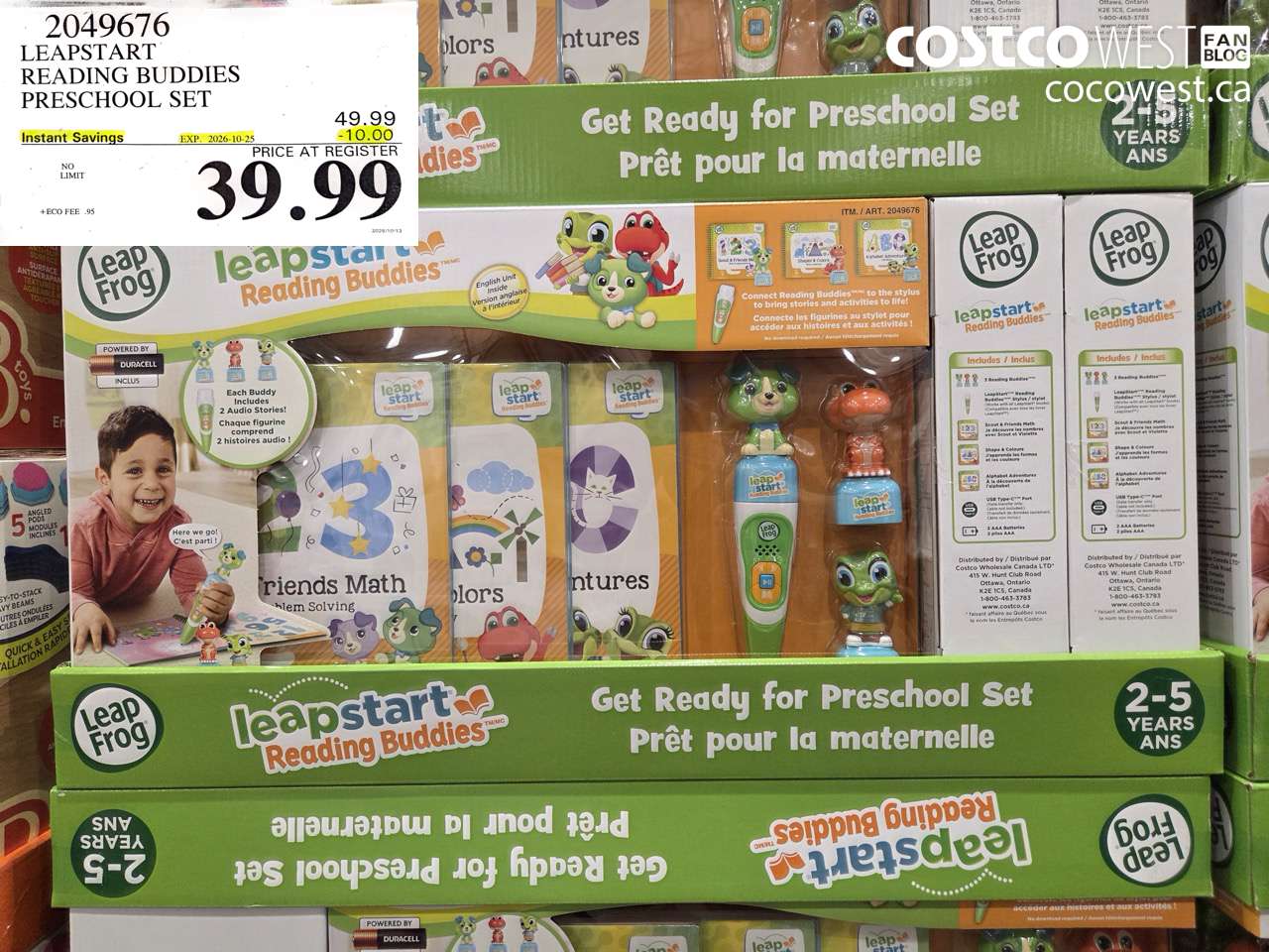 2049676 LEAPSTART READING BUDDIES PRESCHOOL SET ($10.00 INSTANT SAVINGS EXPIRES ON 2026-10-25) $39.99