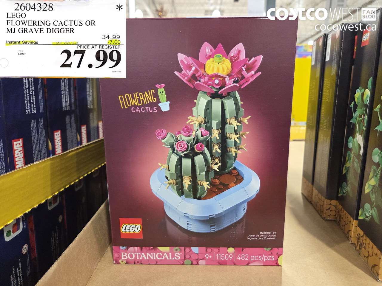 2604328 LEGO FLOWERING CACTUS OR MJ GRAVE DIGGER ($7.00 INSTANT SAVINGS EXPIRES ON 2026-10-25) $27.99