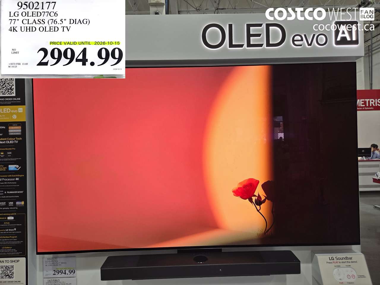 9502177 LG OLED77C6 77