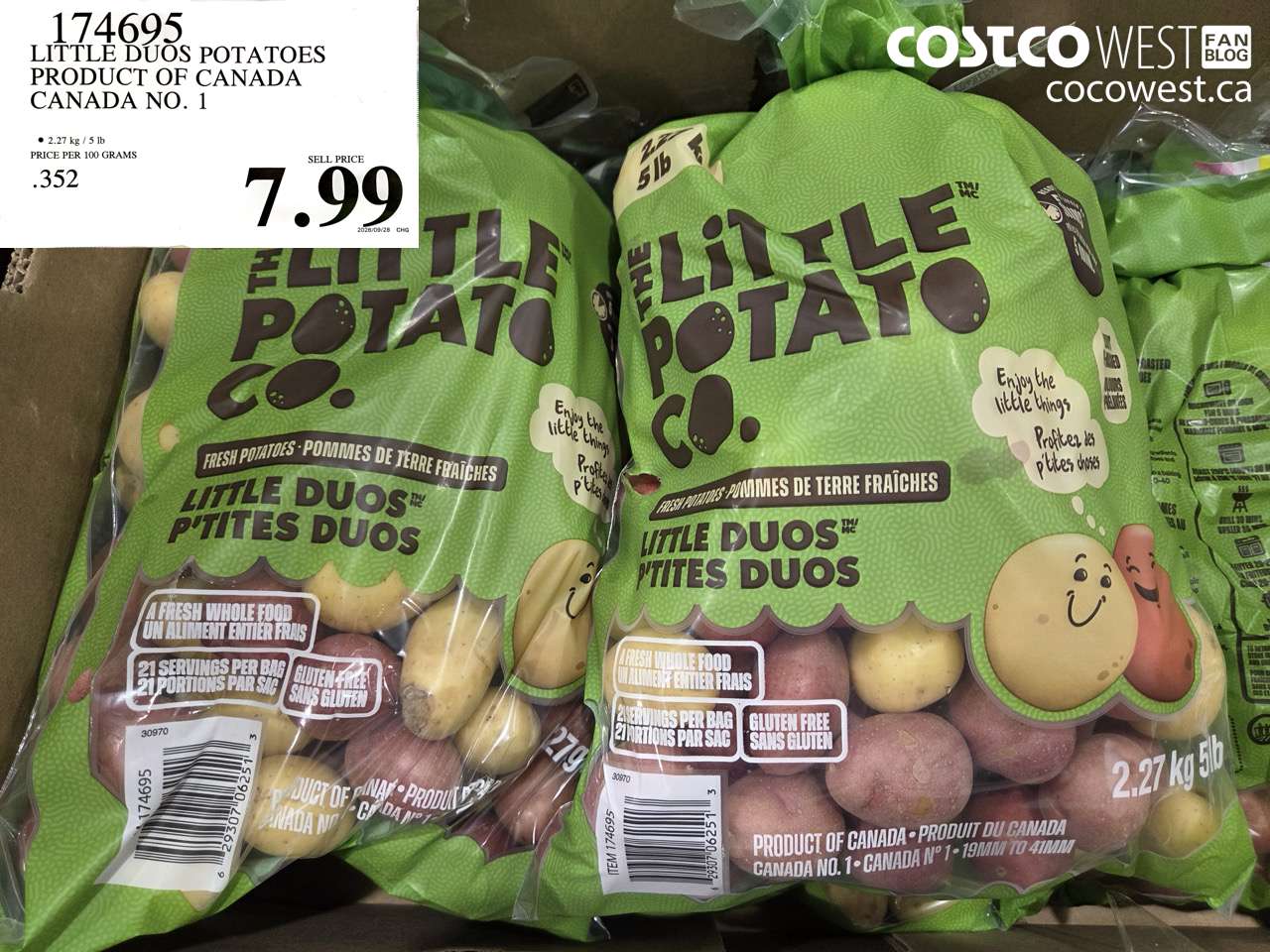 174695 LITTLE DUOS POTATOES PRODUCT OF CANADA CANADA NO. 1 $7.99