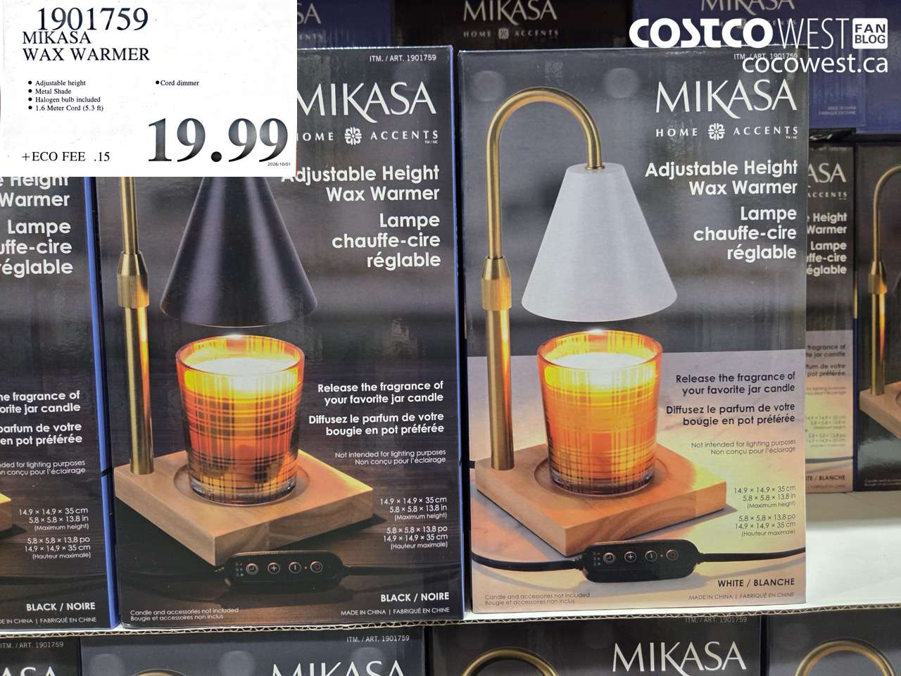 1901759 MIKASA WAX WARMER $19.99
