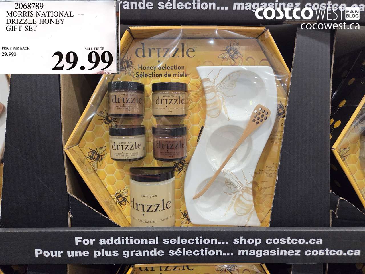 2068789 MORRIS NATIONAL DRIZZLE HONEY GIFT SET $29.99
